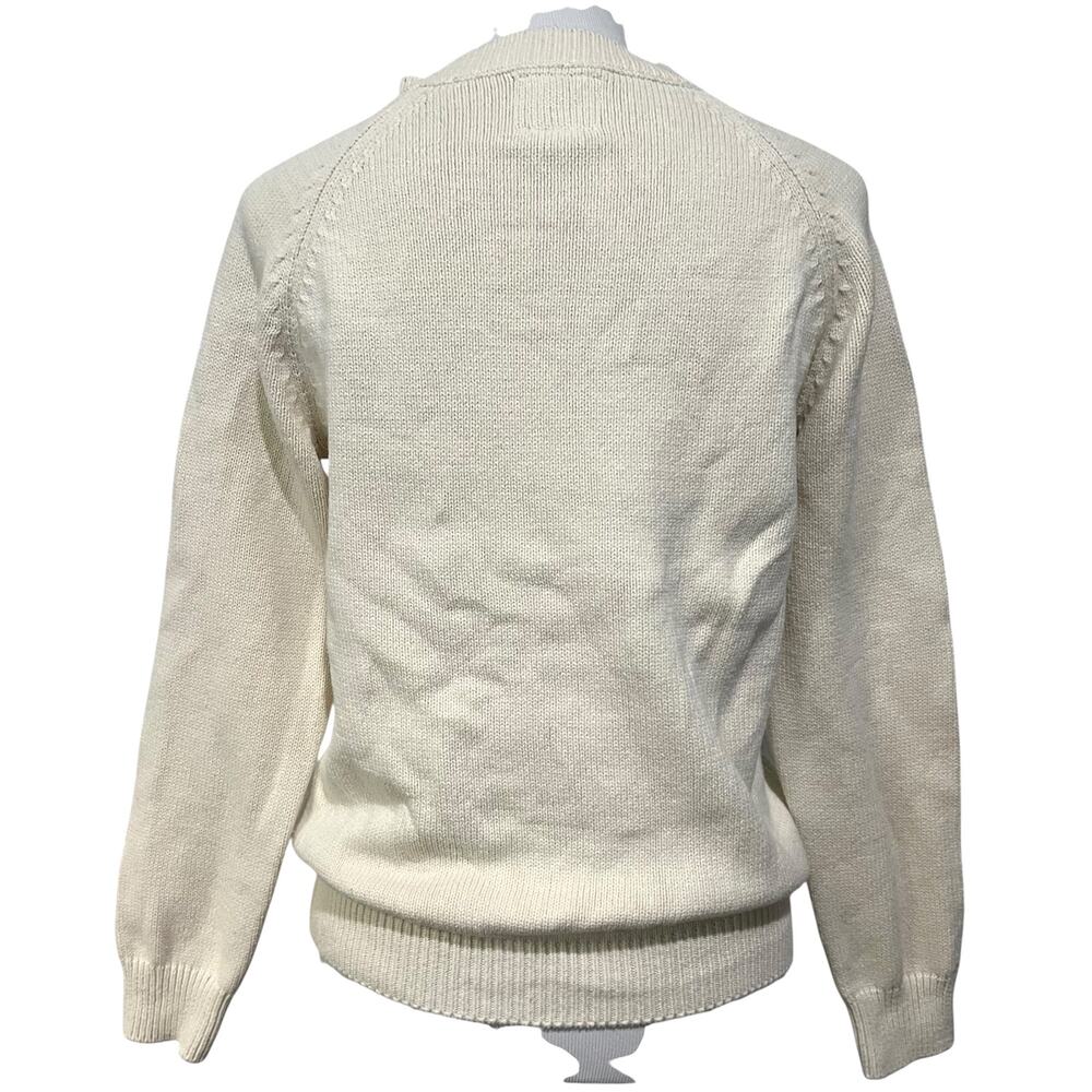 Hillflint University of Tennessee Sweater Cream Orange Mock Neck Womens Sz M - Picture 5 of 8